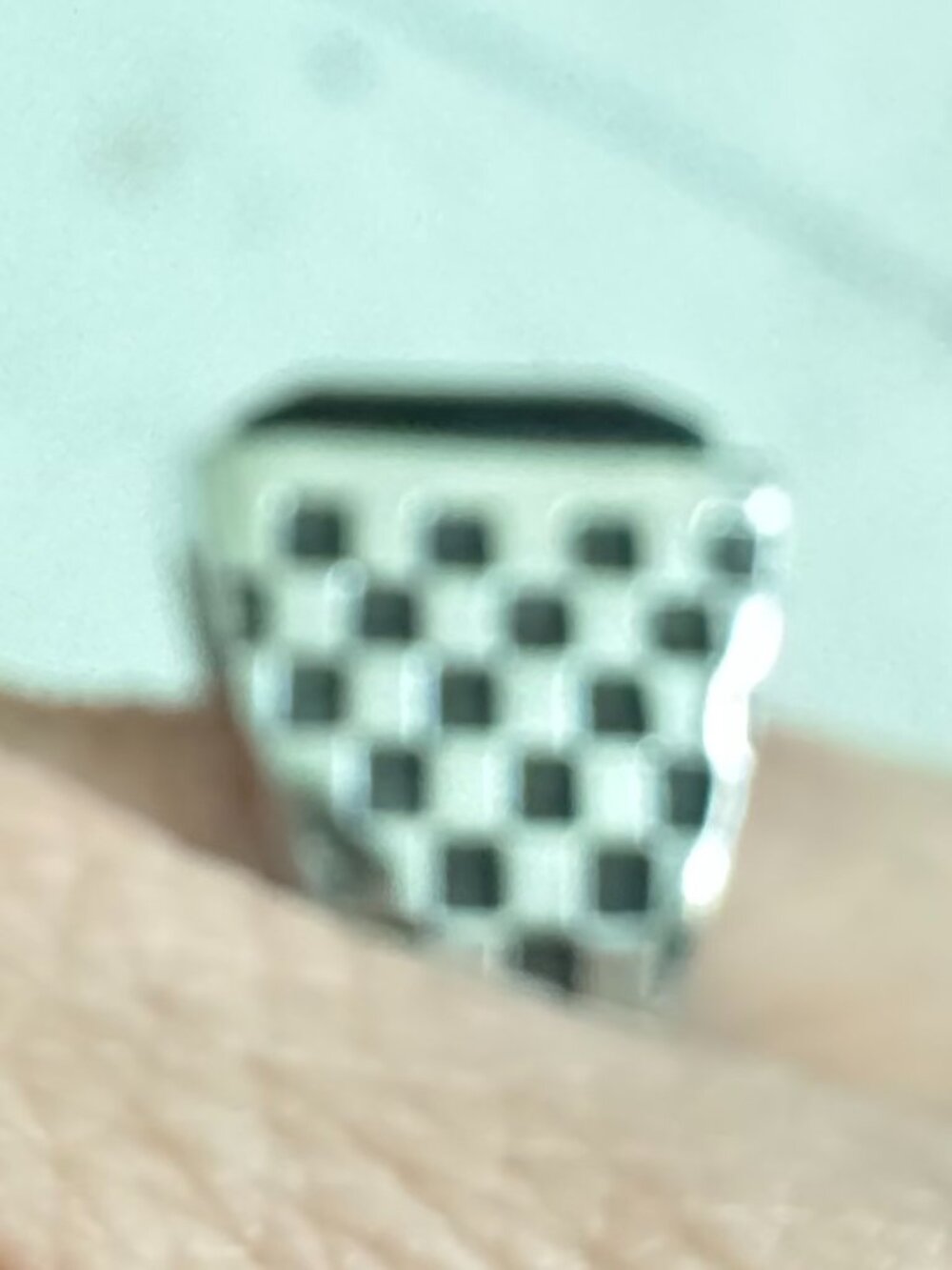 Men’s Stainless Steel Black Stone Statement Signet Ring Size 10 - Picture 4 of 4
